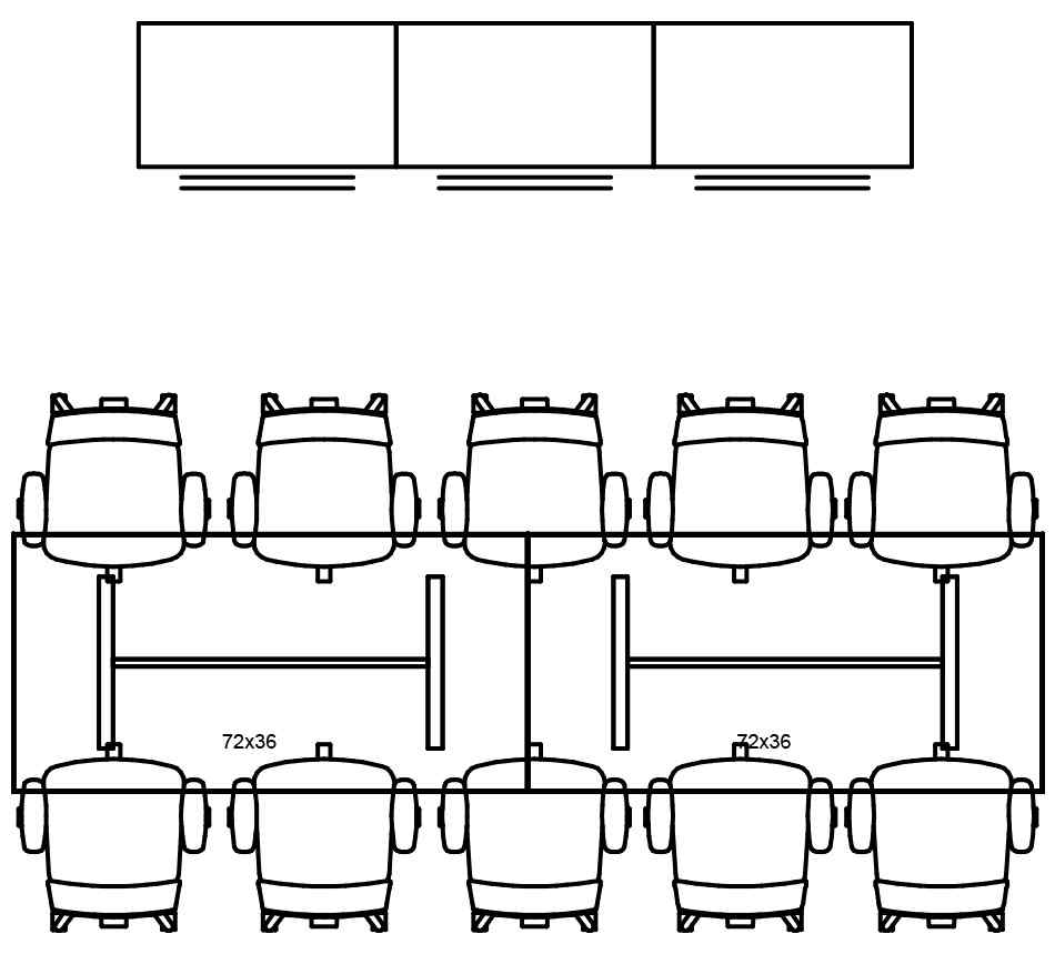 modular conference table