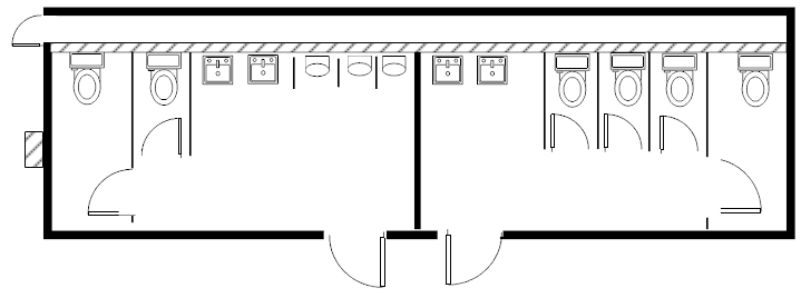 Restroom, 12x40 DSA 