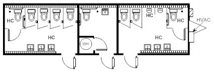 Restroom, 12x44 TX 